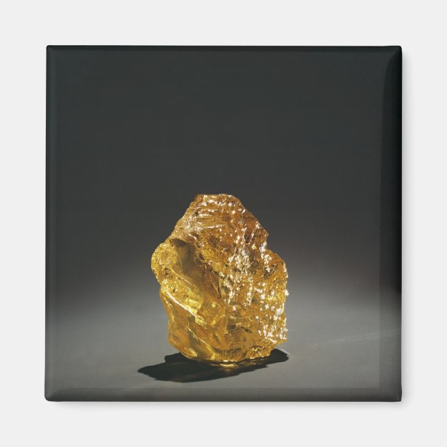 Gelber Diamant im Rohstoff Magnet (Vorne)