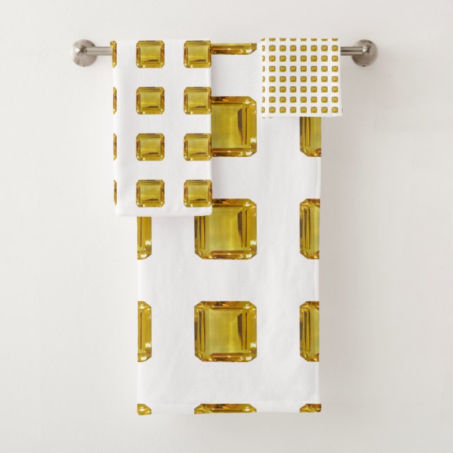 Gelber Edelstein Badhandtuch Set (Insitu)