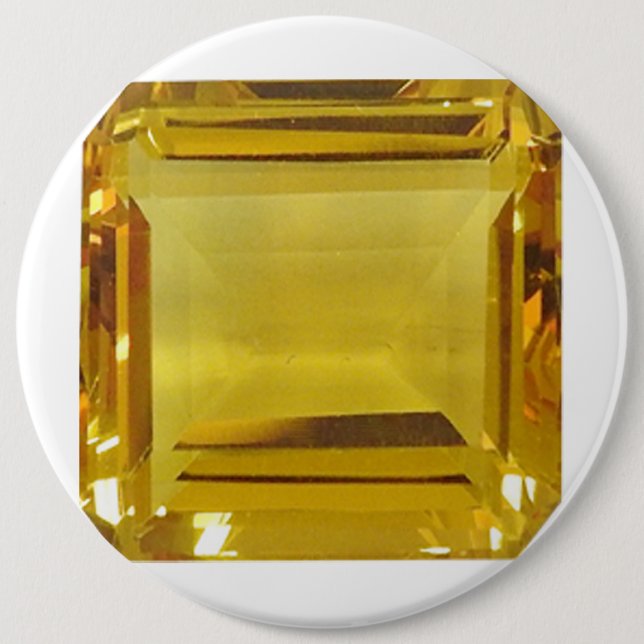 Gelber Edelstein Button (Vorderseite)