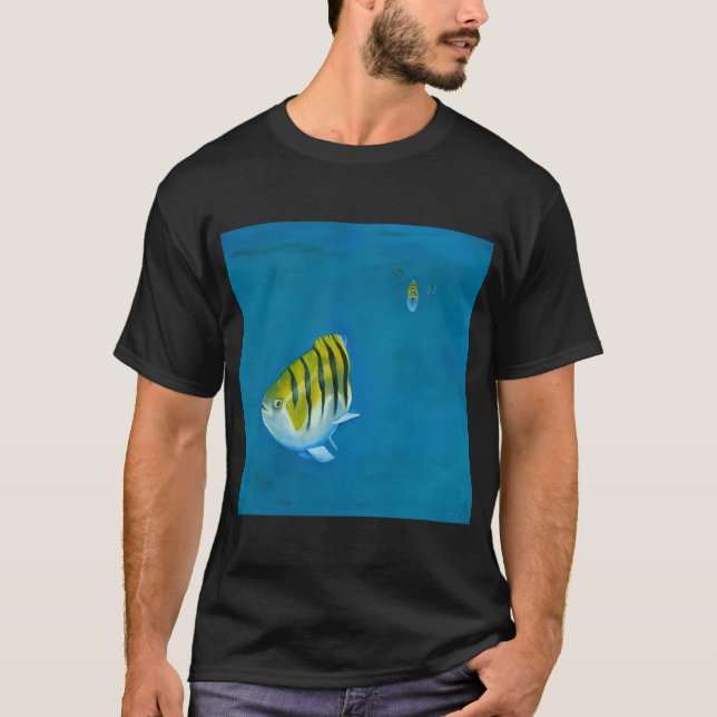 gelber Fisch T-Shirt (Vorderseite)