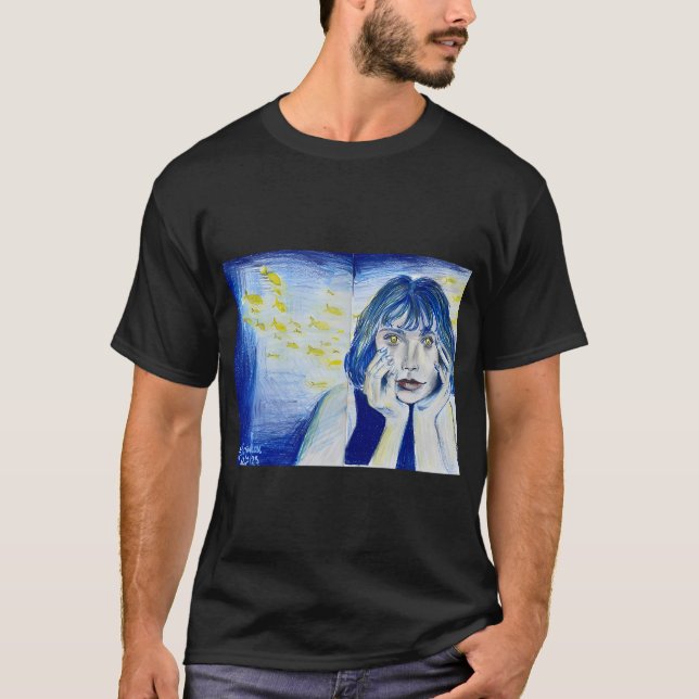gelber Fisch T-Shirt (Vorderseite)