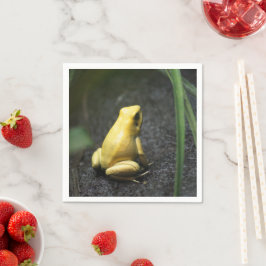 Gelber Frosch Serviette