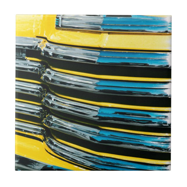 Gelber Grill Fliese (Vorderseite)