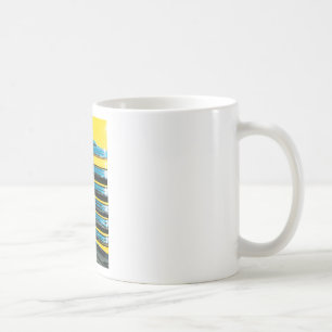 Gelber Grill Kaffeetasse