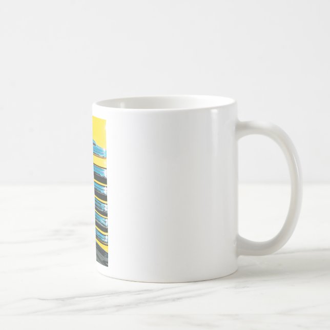 Gelber Grill Kaffeetasse (Rechts)