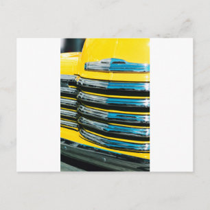 Gelber Grill Postkarte