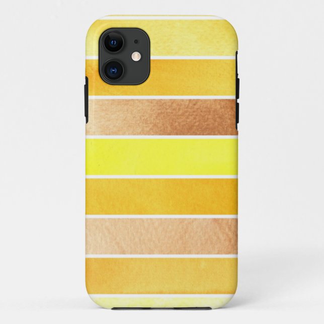 gelber großer Aquarellhintergrund - Aquarell Case-Mate iPhone Hülle (Rückseite)