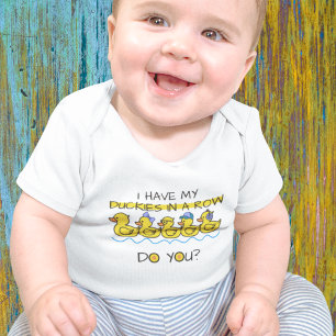 Gelber Gummihandanzug Baby Bodysuit Strampler