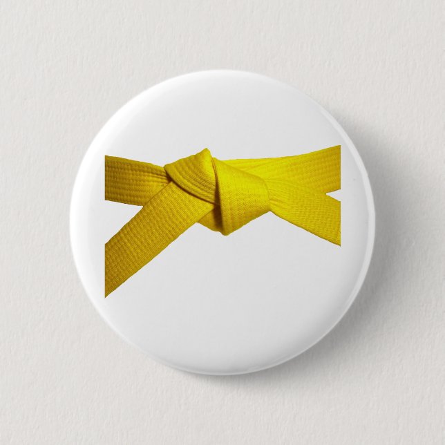 Gelber Gurt Button (Vorderseite)