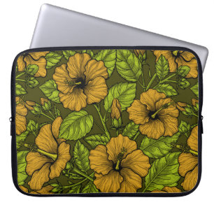 Gelber Hibiskus Laptopschutzhülle
