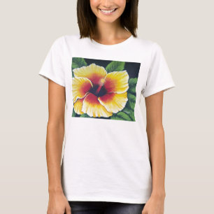 Gelber Hibiskus T-Shirt