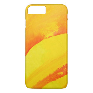 gelber Hintergrund. Aquarell auf Papier Case-Mate iPhone Hülle