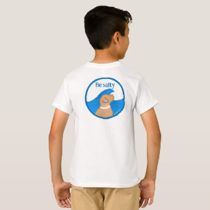 Gelber Hund als salzige Kinder" T-Shirt