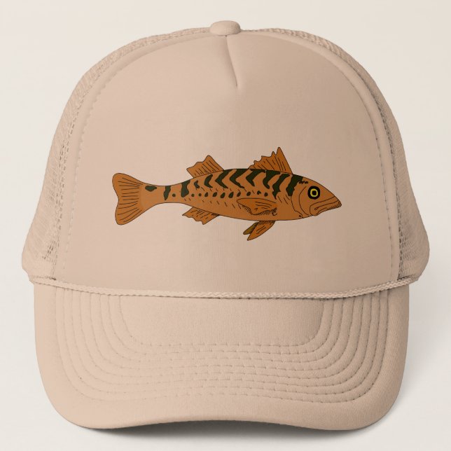 Gelber Hut. Truckerkappe (Vorderseite)