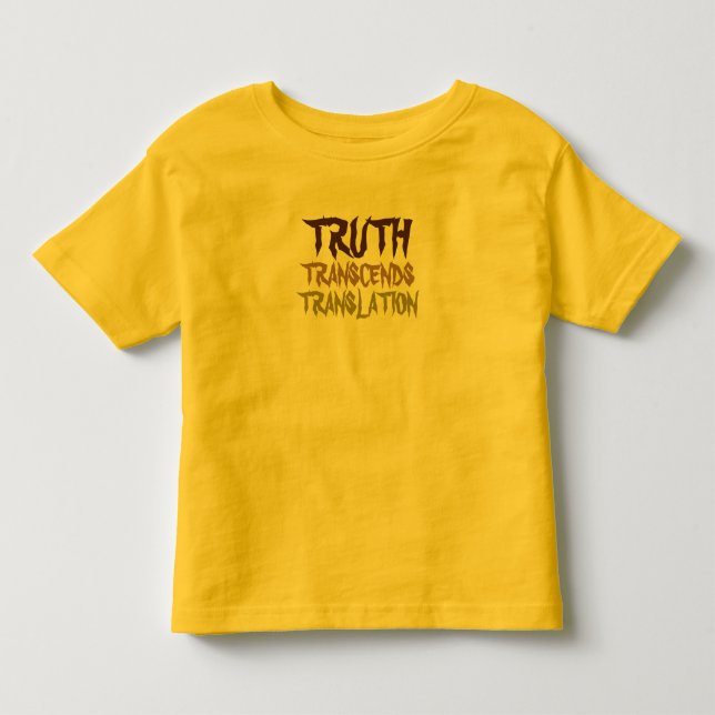 GELBER KLEINKIND-T - SHIRT (Vorderseite)