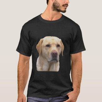Gelber Lab treuer Freund Familien-Retro-Freunde T-Shirt