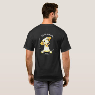 Gelber Labrador, der ganz ungefähr ich sein ist T-Shirt