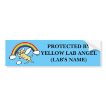 Gelber Labrador Guardian Engel (Rainbow Bridge)