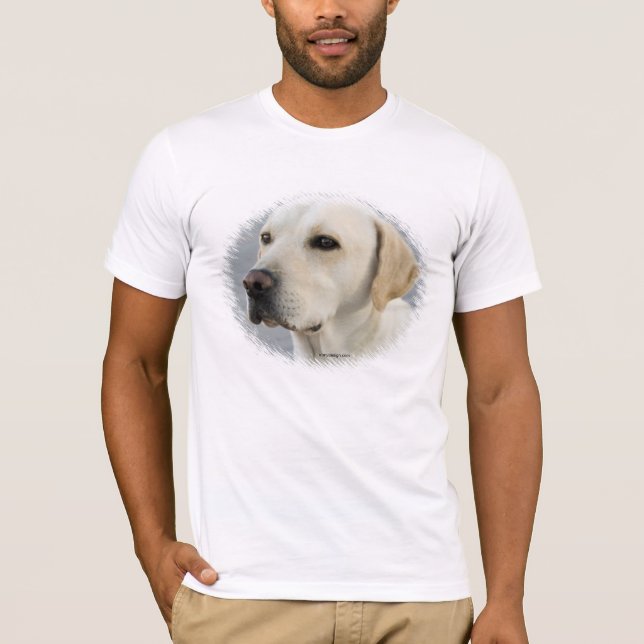 Gelber Labrador-Hund T-Shirt (Vorderseite)