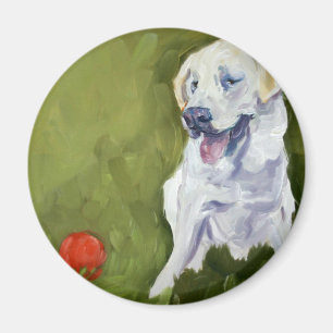 Gelber Labrador Magnet