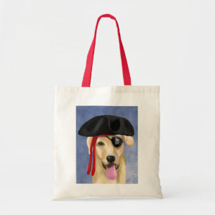 Gelber Labrador-Pirat Tragetasche