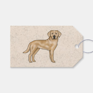 Gelber Labrador Retriever Cartoon Labrador Hund Be Geschenkanhänger