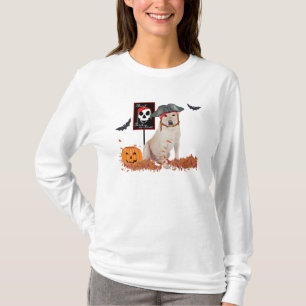 Gelber Labrador Retriever Halloween T-Shirt