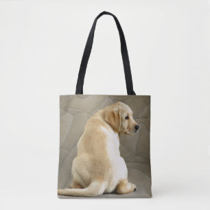 Gelber Labrador retriever-Welpe Tasche