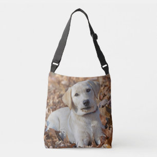 Gelber Labrador retriever-Welpe Tragetaschen Mit Langen Trägern