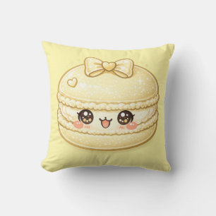 Gelber Macaron Süße Kawaii Kissen