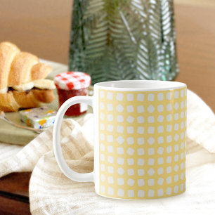 Gelber Marshmallow-Becher Kaffeetasse