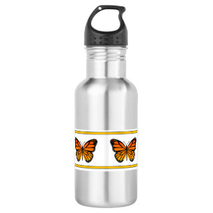 Gelber Monarch (Bridget-Sammlung) Edelstahlflasche