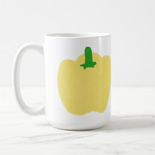 Gelber Paprika Gemüse Foodie Geschenk Kaffeetasse