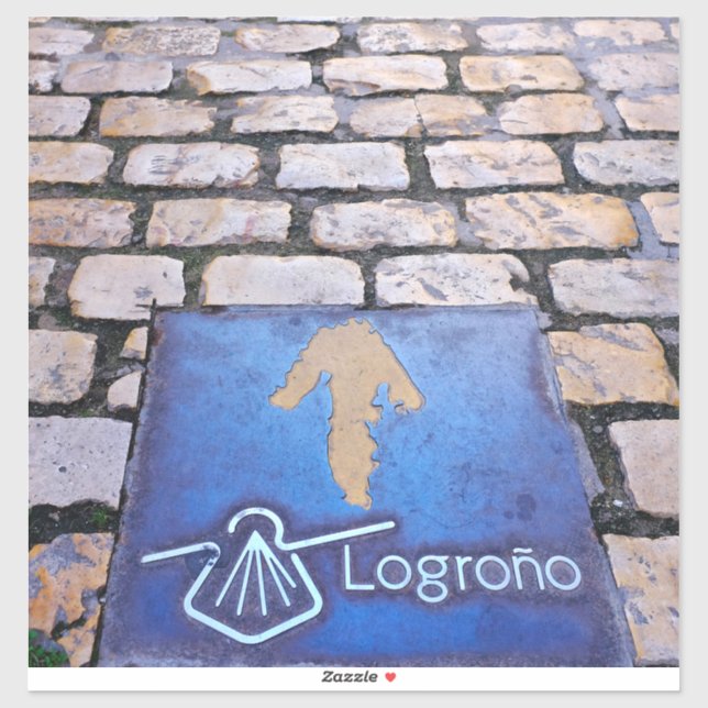 Gelber Pfeil Aufkleber (Blatt)