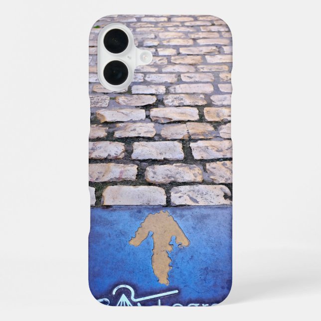 Gelber Pfeil iPhone 16 Plus Hülle (Rückseite)