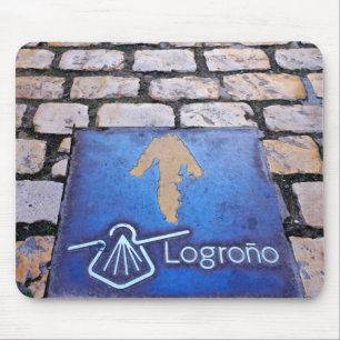 Gelber Pfeil Mousepad