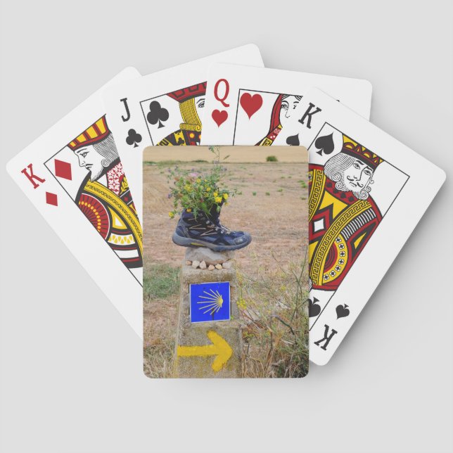 Gelber Pfeil Spielkarten (Rückseite)