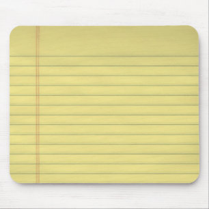 Gelber Rechtsanwalts-Maustischunterlage Mousepad