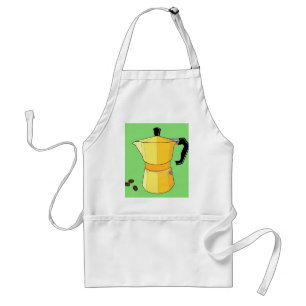 Gelber Regenbogen Espresso Schürze