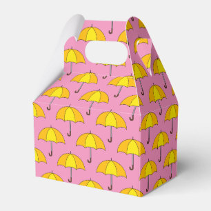 Gelber Regenschirm Geschenkschachtel