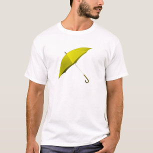 Gelber Regenschirm T-Shirt