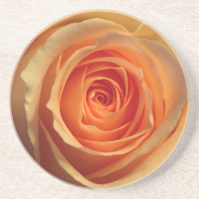 Gelber Rose Untersetzer (Vorne)