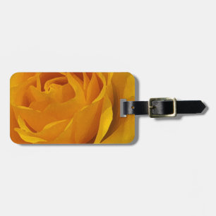 Gelber Rosen-Blumenblatt-Gepäck-Umbau Gepäckanhänger