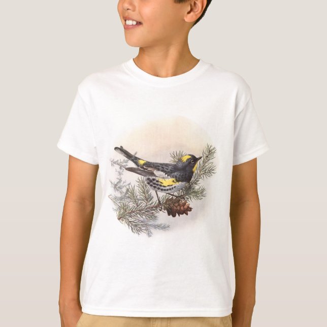Gelber-rumped (audubons) Trällerer T-Shirt (Vorderseite)