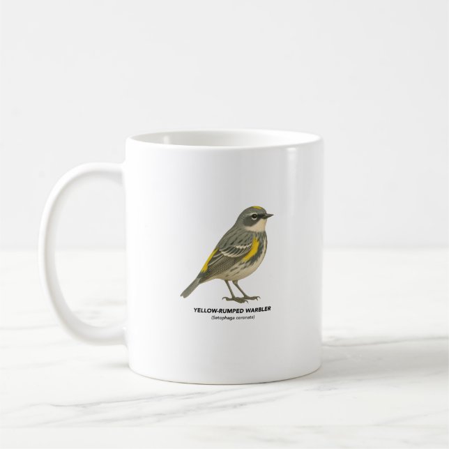 Gelber Rumped War - Geburt der kalifornischen Kaff Kaffeetasse (Links)