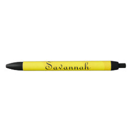 Gelber Sandwellen Personalisierter Pen Kugelschreiber