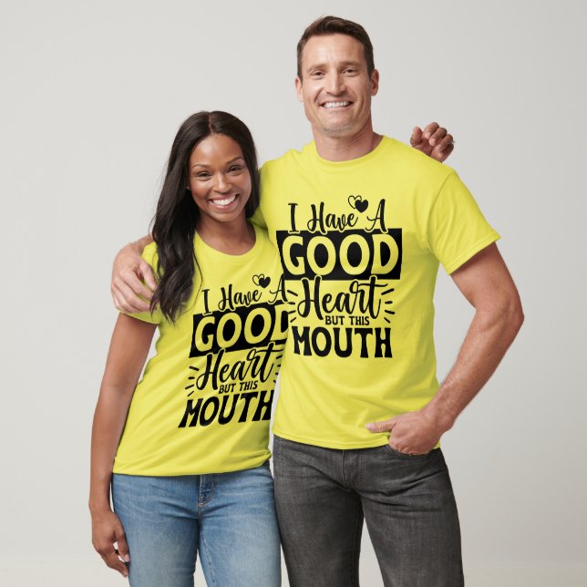 Gelber Sarcastischer T - Shirt (Unisex)