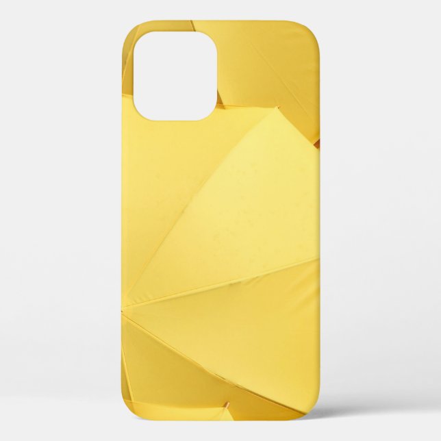 Gelber Schirm Case-Mate iPhone Hülle (Rückseite)