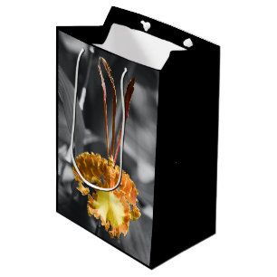 Gelber Schmetterling Orchid-Blume Mittlere Geschenktüte