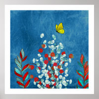 Gelber Schmetterling
